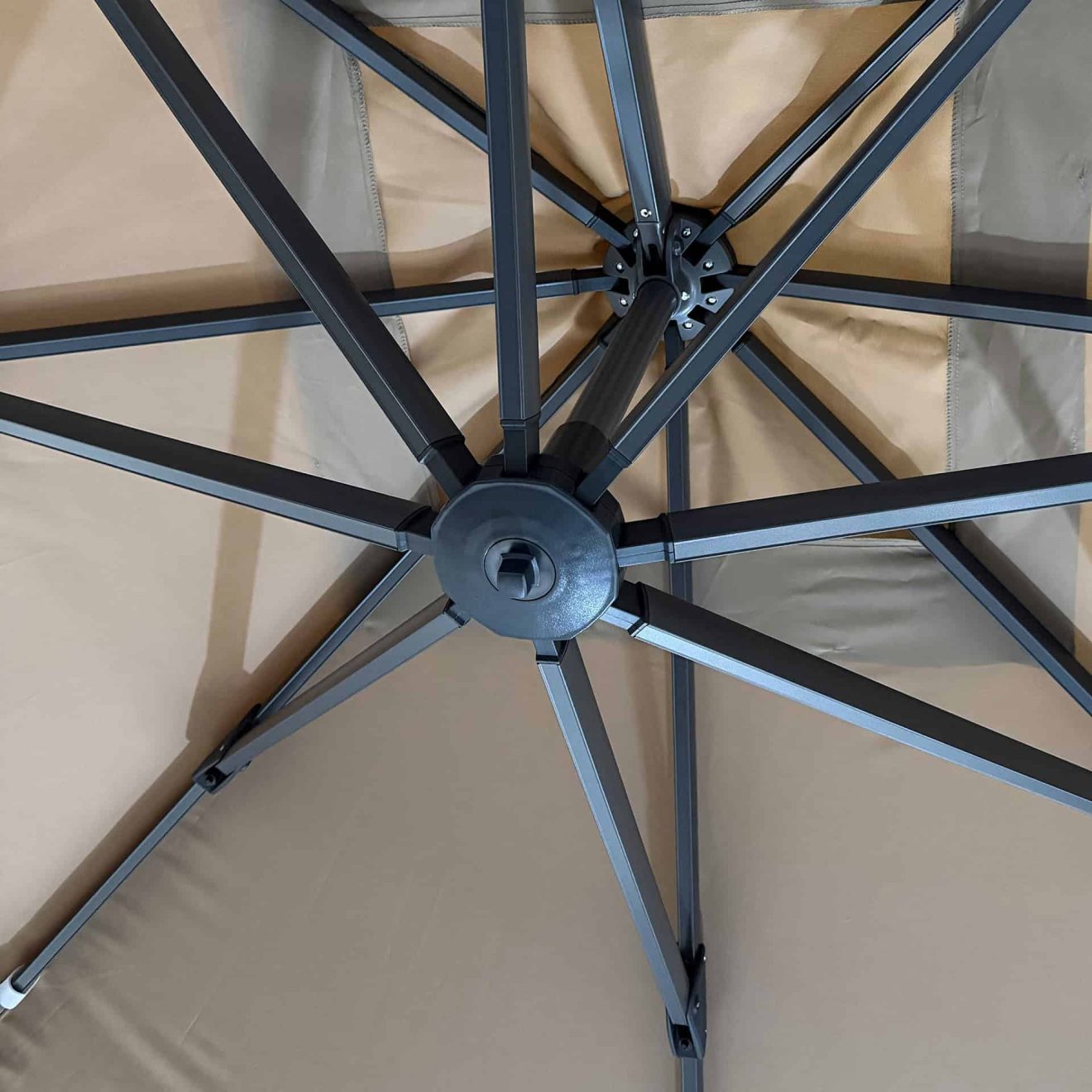 96920530 Parasol Eifel Taupe Antraciet 8