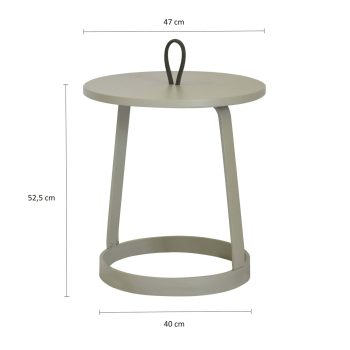 96920610 Bijzettafel Otis Groen Afmeting