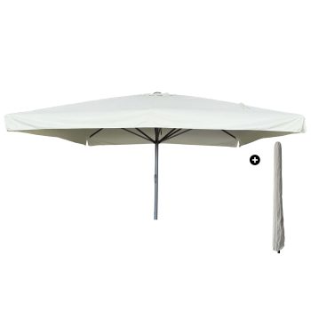 96920660 Parasol Karin2.0 500x500 Grijs Antraciet Incl Hoeshr