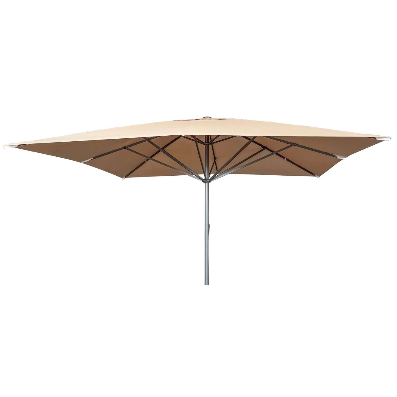 96920740 Parasol Liva2.0 500x500 Ecru Antraciet 1hr