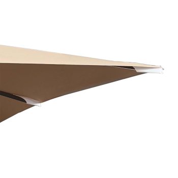 96920740 Parasol Liva2.0 500x500 Ecru Antraciet 5hr