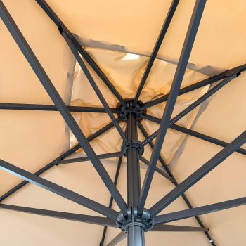 96920750 Parasol Karin2.0 400x400 Ecru Antraciet 4