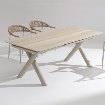 96921350 Belliami Tafel Uitschuifbaar 240:300x100cm Zand 13hr