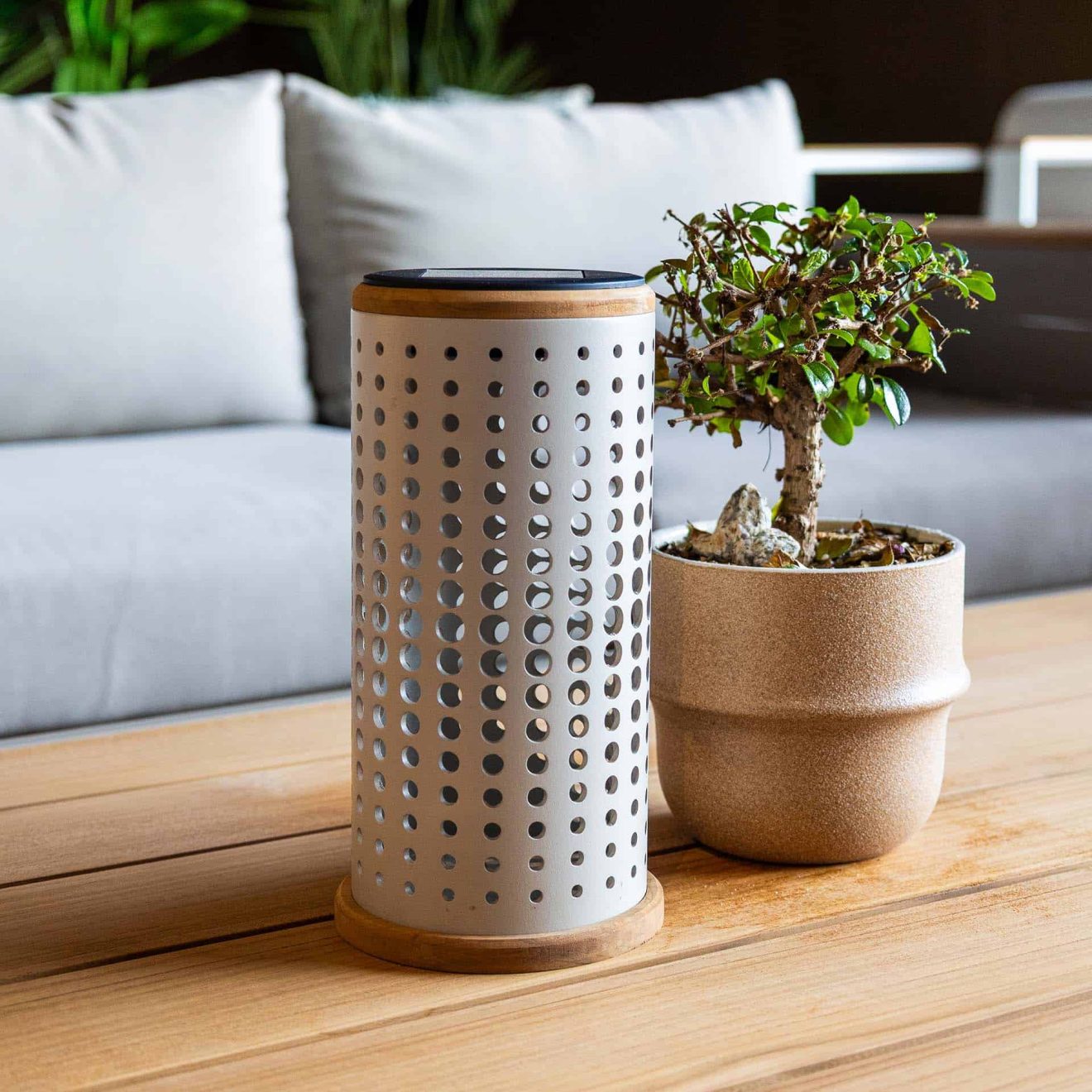 95419450 Luna Lamp Rond Taupe Sfeer 1