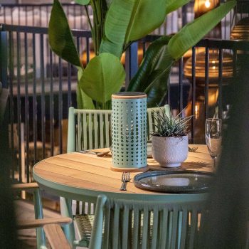 95419460 Luna Lamp Rond Groen Sfeer 2