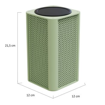 95419490 Luna Lamp Vierkant Groen Afmeting