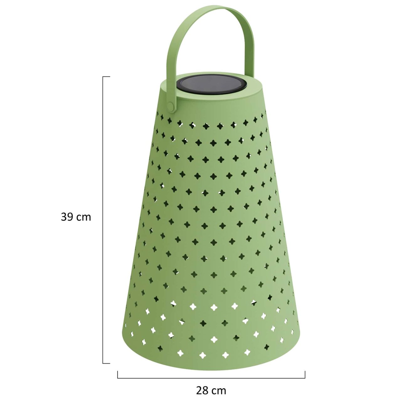 95421690 Luna Lamp Vloer Groen Afmeting