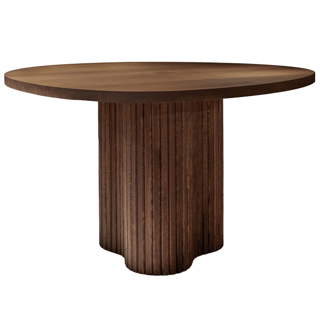 96326680 Clover Eettafel Eiken Walnut ø130x76cm 1hr