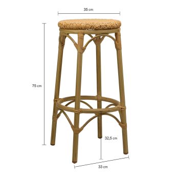 96913340 Terraskruk Todd Bruin Afmeting