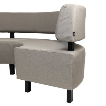 96914480 Ibiza Outdoorbank 3:4rond Taupe 2