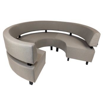 96914480 Ibiza Outdoorbank 3:4rond Taupe 4