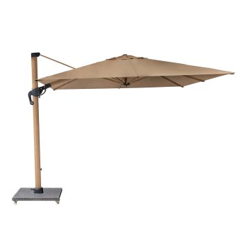 96920520 Parasol Eifel Woodlook Taupe 12