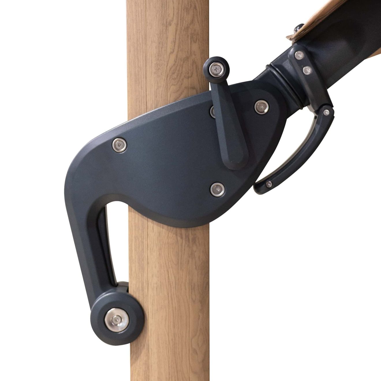 96920520 Parasol Eifel Woodlook Taupe 8