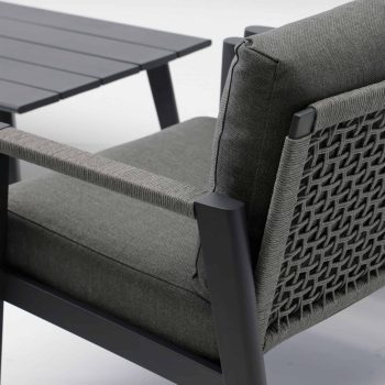 96920950 Loungestoel Hana Antraciet 7hr