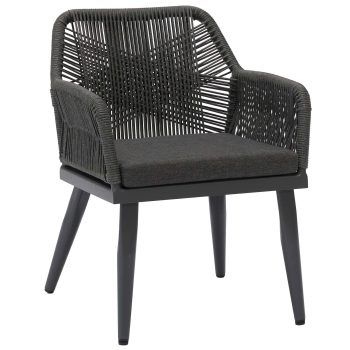 96922170 Vaskin Terrasstoel Antraciet 1hr