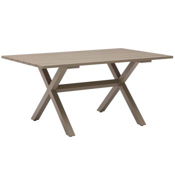 96922180 Vaskin Terrastafel 160x98cm Champagne 1hr