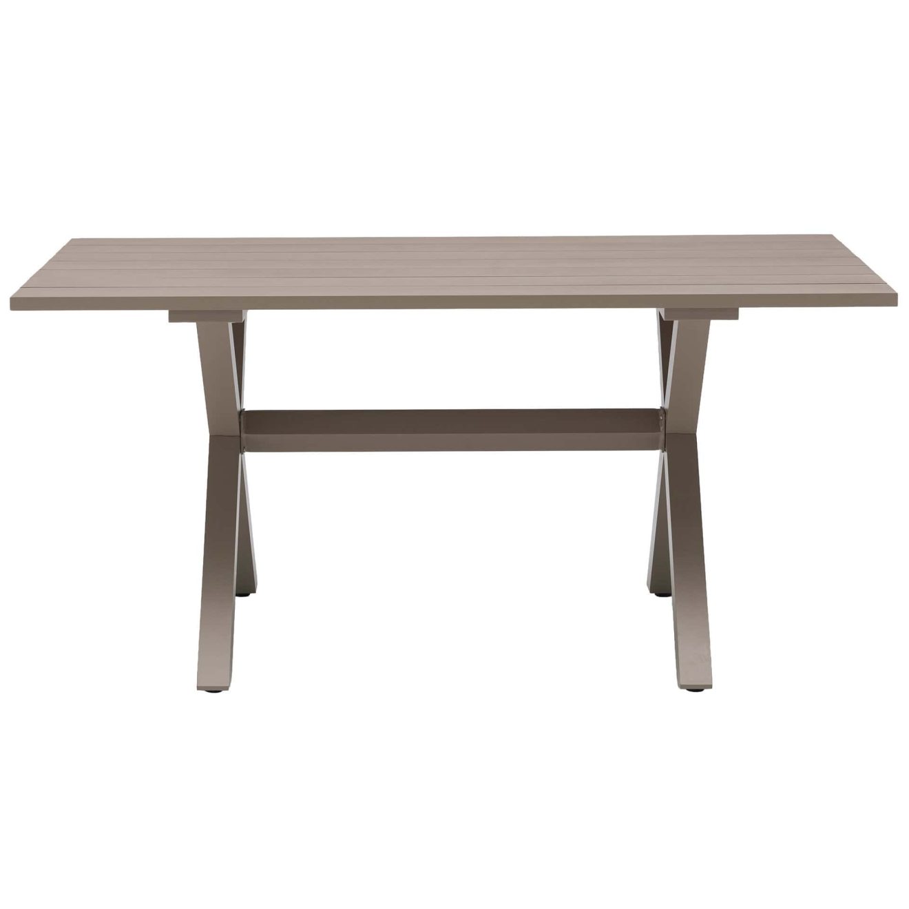 96922180 Vaskin Terrastafel 160x98cm Champagne 2hr