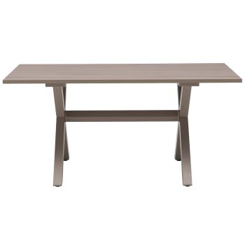 96922180 Vaskin Terrastafel 160x98cm Champagne 2hr