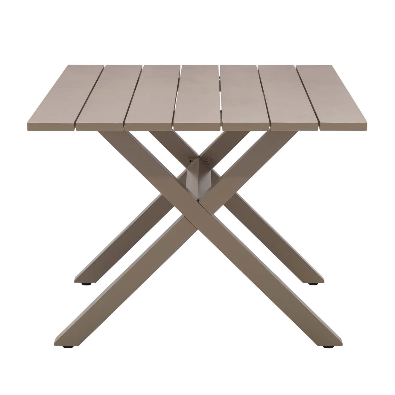 96922180 Vaskin Terrastafel 160x98cm Champagne 3hr