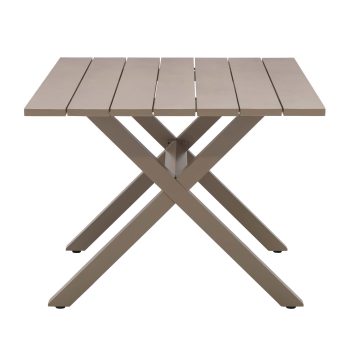 96922180 Vaskin Terrastafel 160x98cm Champagne 3hr