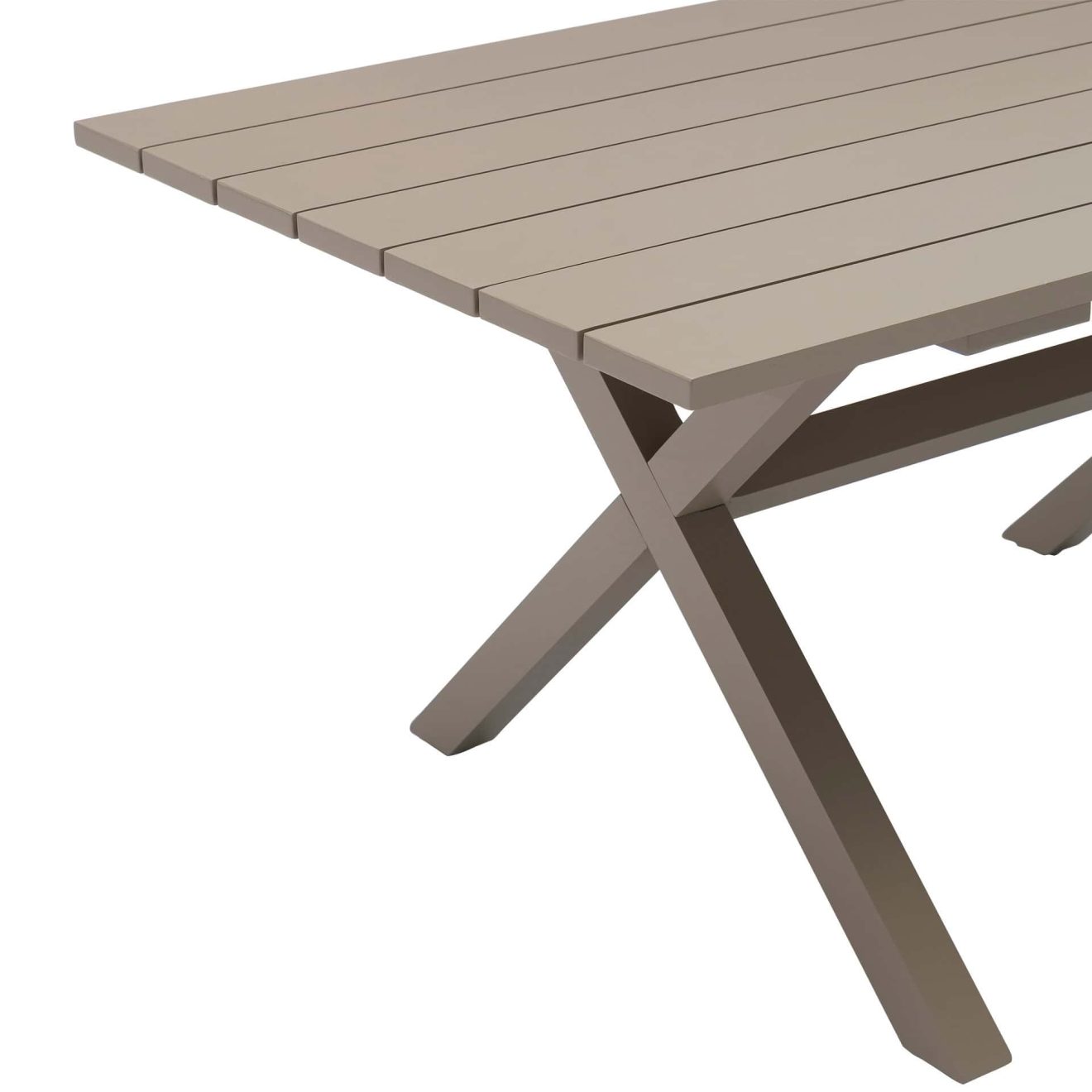 96922180 Vaskin Terrastafel 160x98cm Champagne 5hr