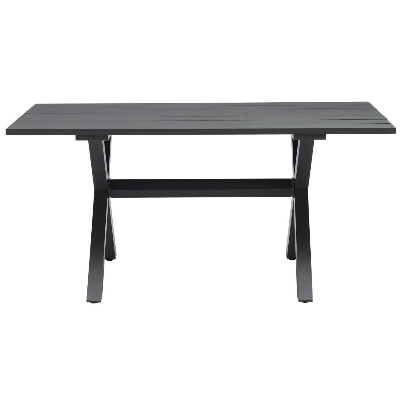 96922190 Vaskin Terrastafel 160x98cm Antraciet 2hr