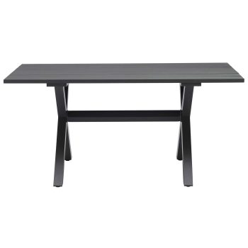 96922190 Vaskin Terrastafel 160x98cm Antraciet 2hr