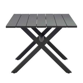 96922190 Vaskin Terrastafel 160x98cm Antraciet 3hr