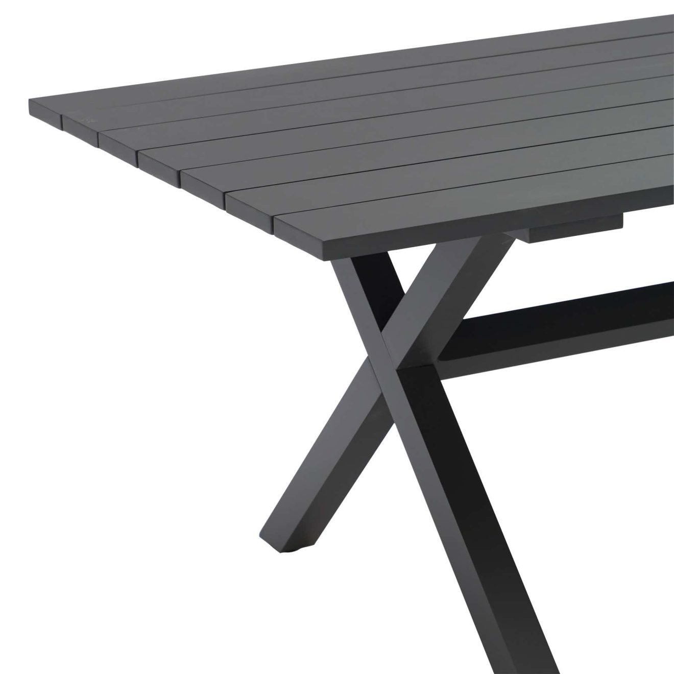 96922190 Vaskin Terrastafel 160x98cm Antraciet 5hr