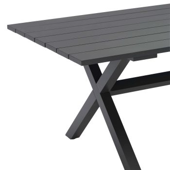 96922190 Vaskin Terrastafel 160x98cm Antraciet 5hr