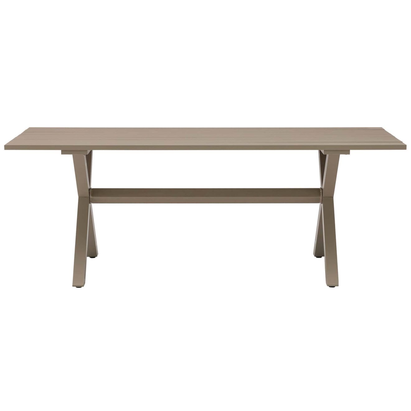 96922210 Vaskin Terrastafel 205x98cm Champagne 2hr