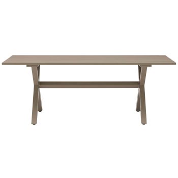 96922210 Vaskin Terrastafel 205x98cm Champagne 2hr