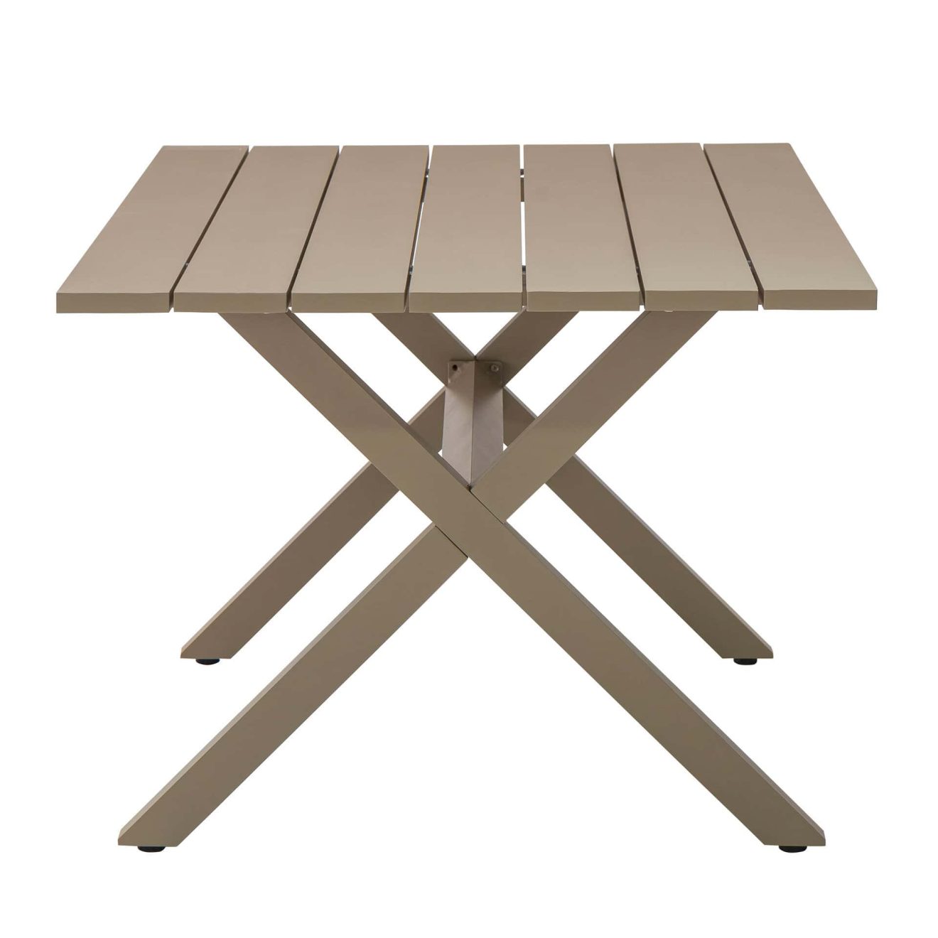 96922210 Vaskin Terrastafel 205x98cm Champagne 3hr