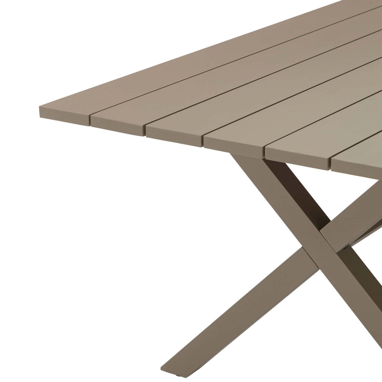 96922210 Vaskin Terrastafel 205x98cm Champagne 5hr