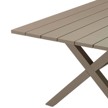 96922210 Vaskin Terrastafel 205x98cm Champagne 5hr