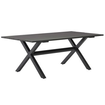 96922220 Vaskin Terrastafel 205x98cm Antraciet 1hr