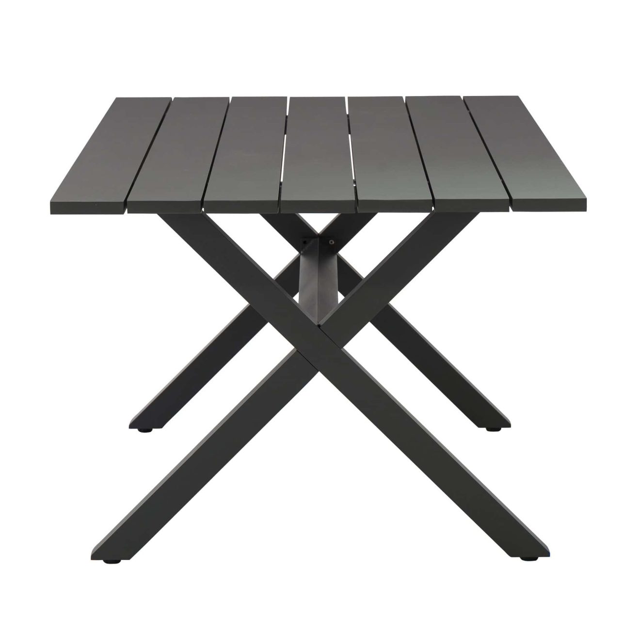 96922220 Vaskin Terrastafel 205x98cm Antraciet 3hr