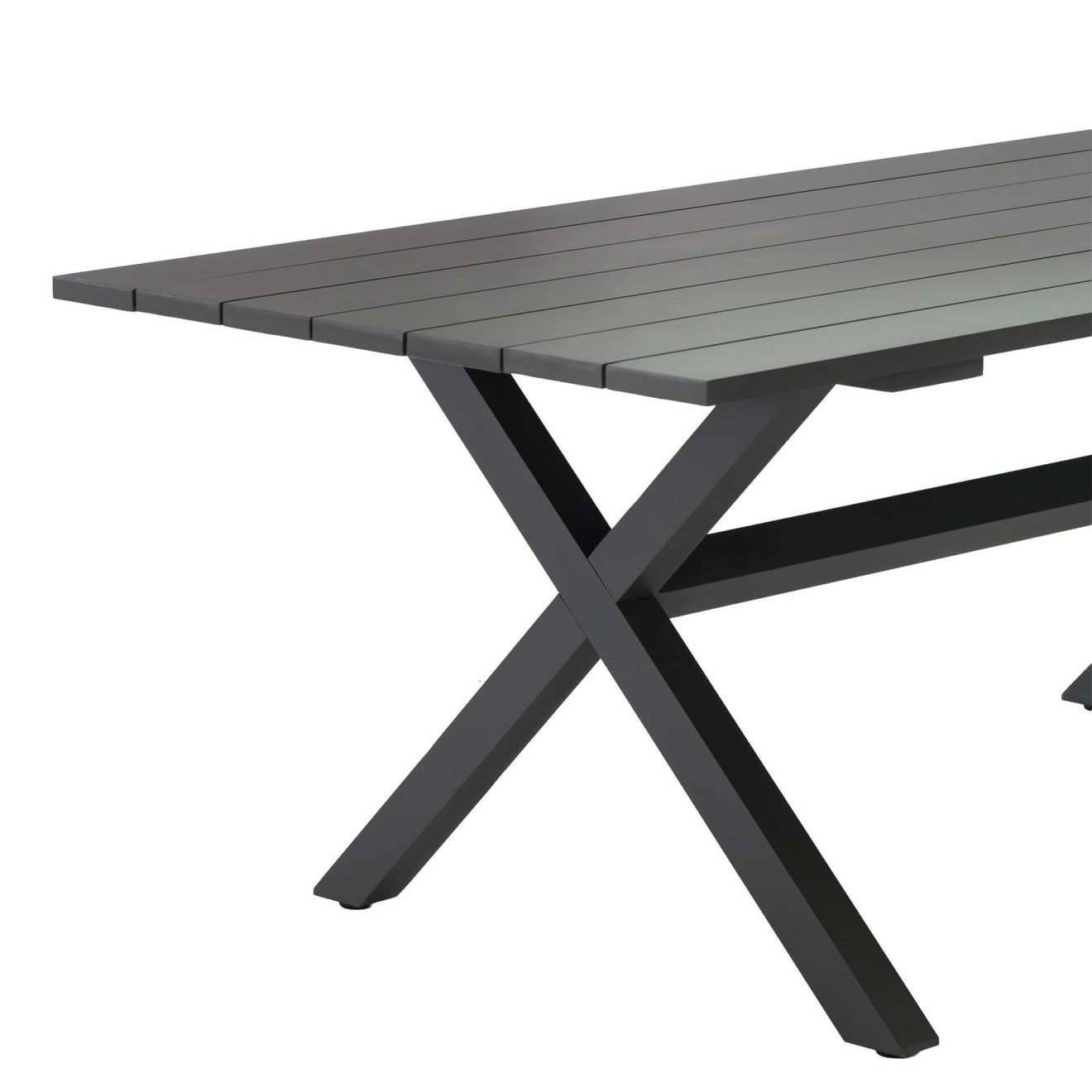 96922220 Vaskin Terrastafel 205x98cm Antraciet 4hr