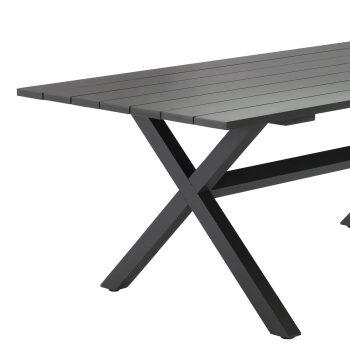 96922220 Vaskin Terrastafel 205x98cm Antraciet 4hr