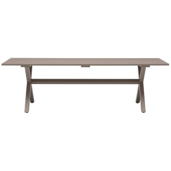 96922240 Vaskin Terrastafel 250x98cm Champagne 2hr