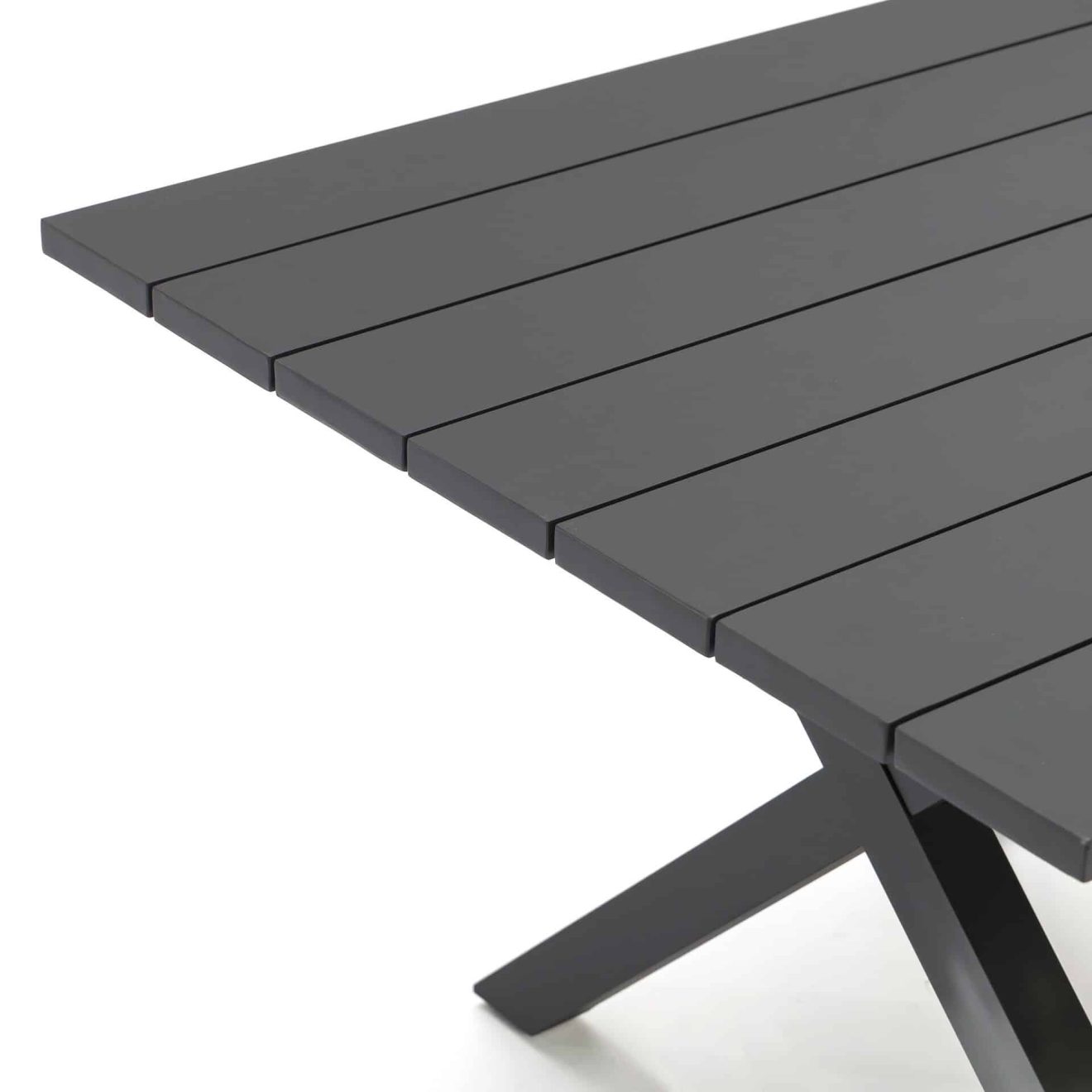 96922250 Vaskin Terrastafel 250x98cm Antraciet 10hr