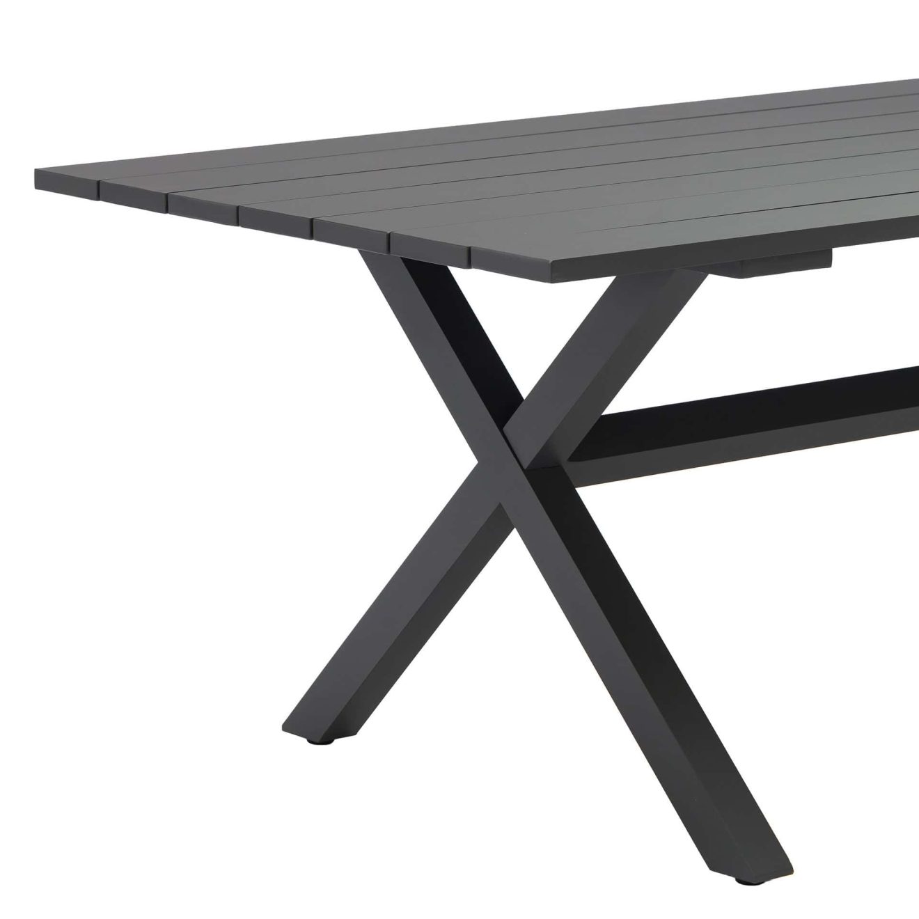 96922250 Vaskin Terrastafel 250x98cm Antraciet 4hr