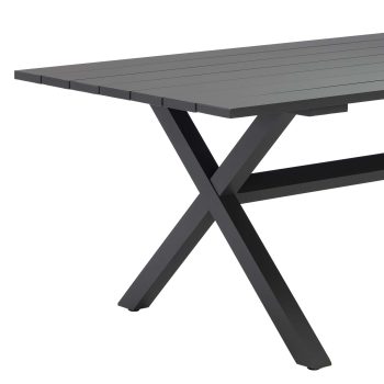 96922250 Vaskin Terrastafel 250x98cm Antraciet 4hr