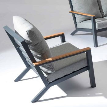 96922280 Birma Loungeset 4pcs Antraciet 11hr