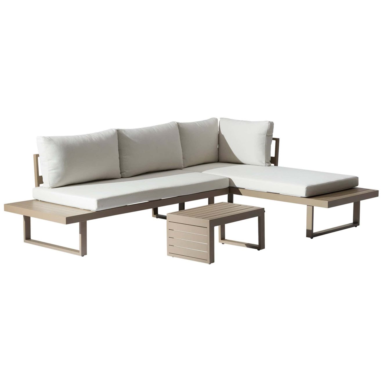 96922290 Indra Hoeklounge 3pcs Champagne 1hr