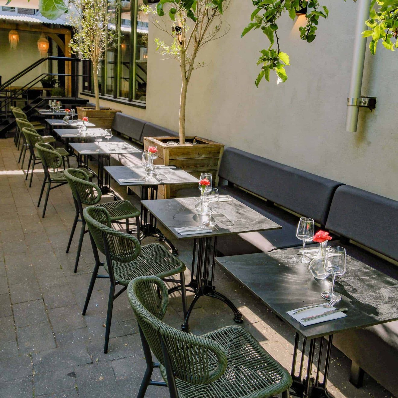 Terrasbank Ibiza Antraciet Sfeer 2