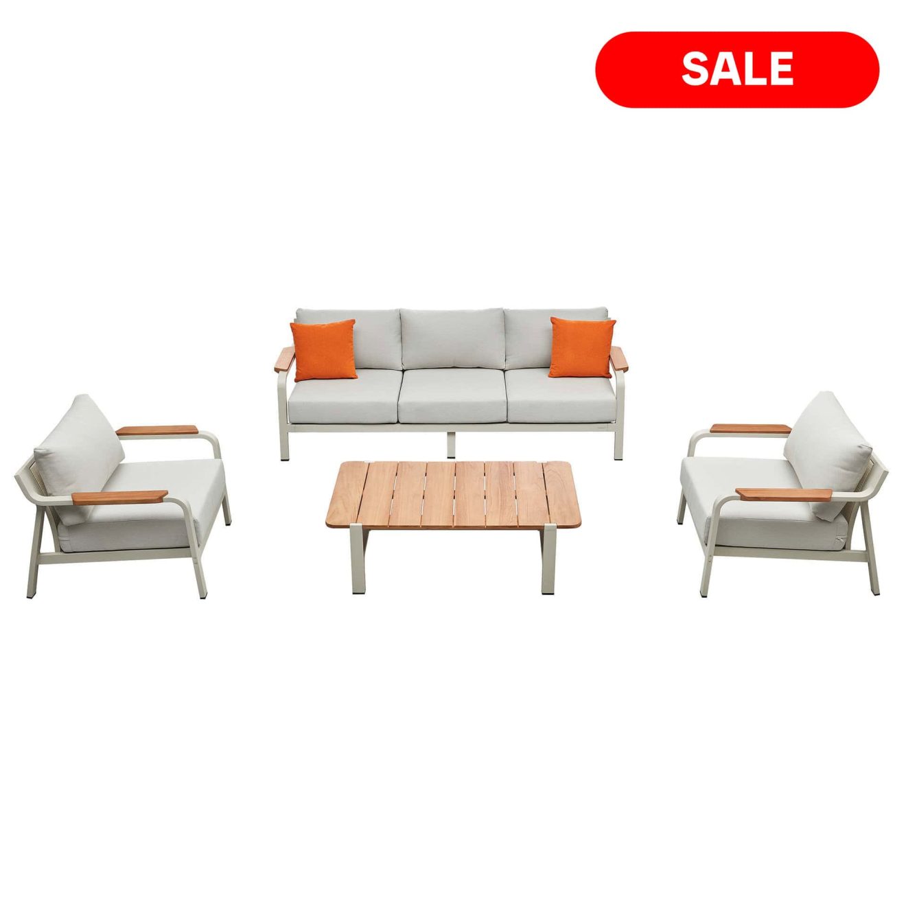 95415230 Visconti Lounge 3 Zits White 1hr Outlet