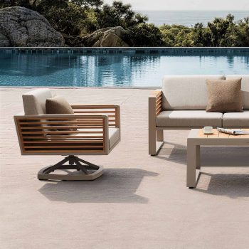 95419610 New York Swivel Loungestoel Sfeer 1
