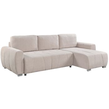 96517030 Morgan Slaapbank Chaise Longue Taupe 1hr