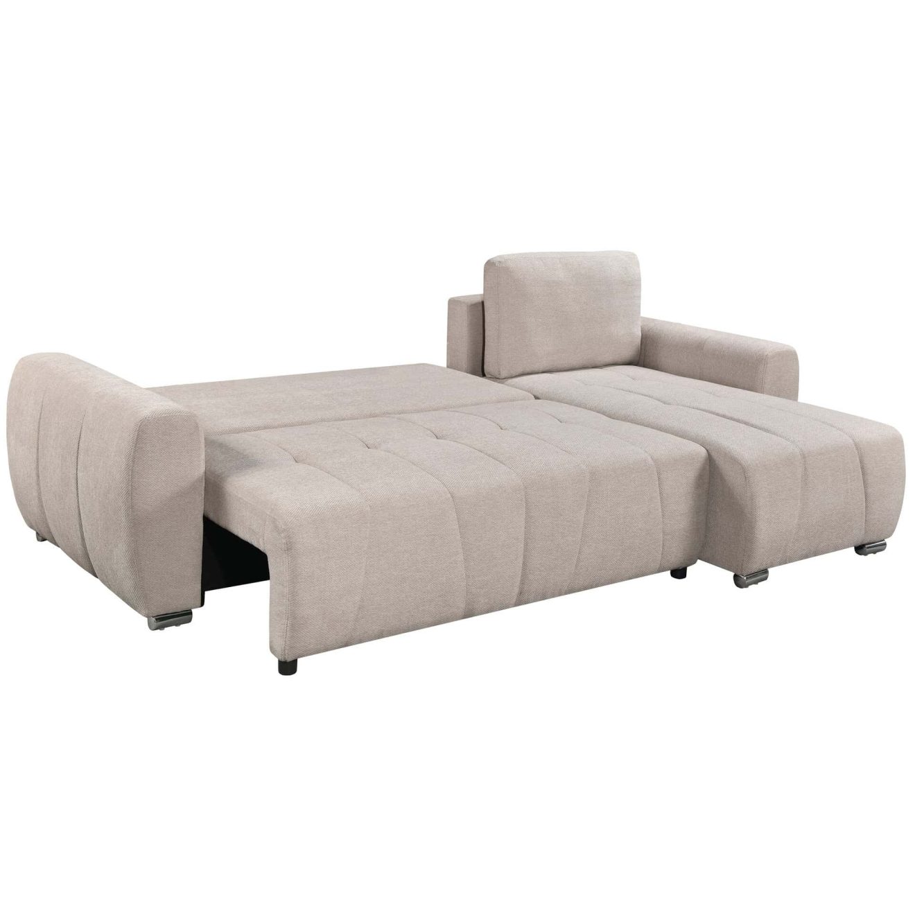 96517030 Morgan Slaapbank Chaise Longue Taupe 2hr